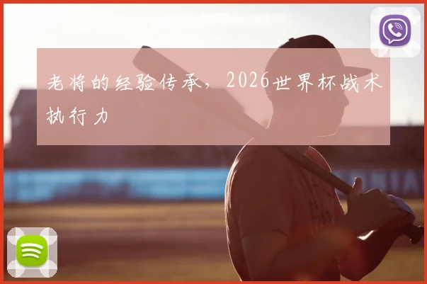 老将的经验传承，2026世界杯战术执行力